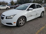 2014 Chevrolet Cruze Lt White vin: 1G1PC5SB4E7243173