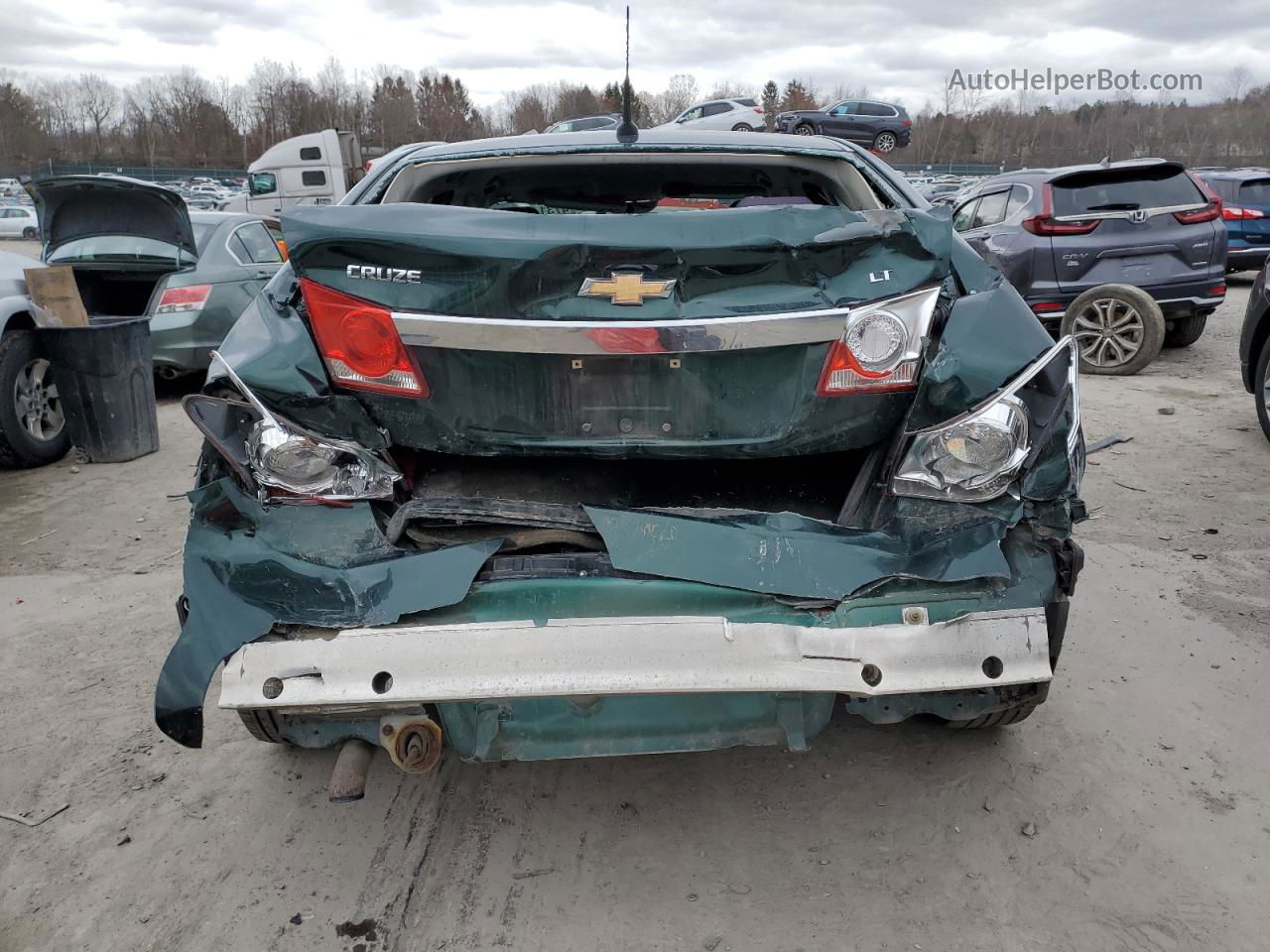 2014 Chevrolet Cruze Lt Green vin: 1G1PC5SB4E7304621