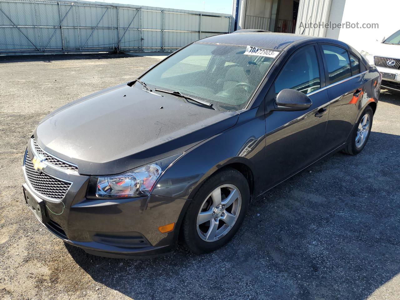 2014 Chevrolet Cruze Lt Gray vin: 1G1PC5SB4E7338462