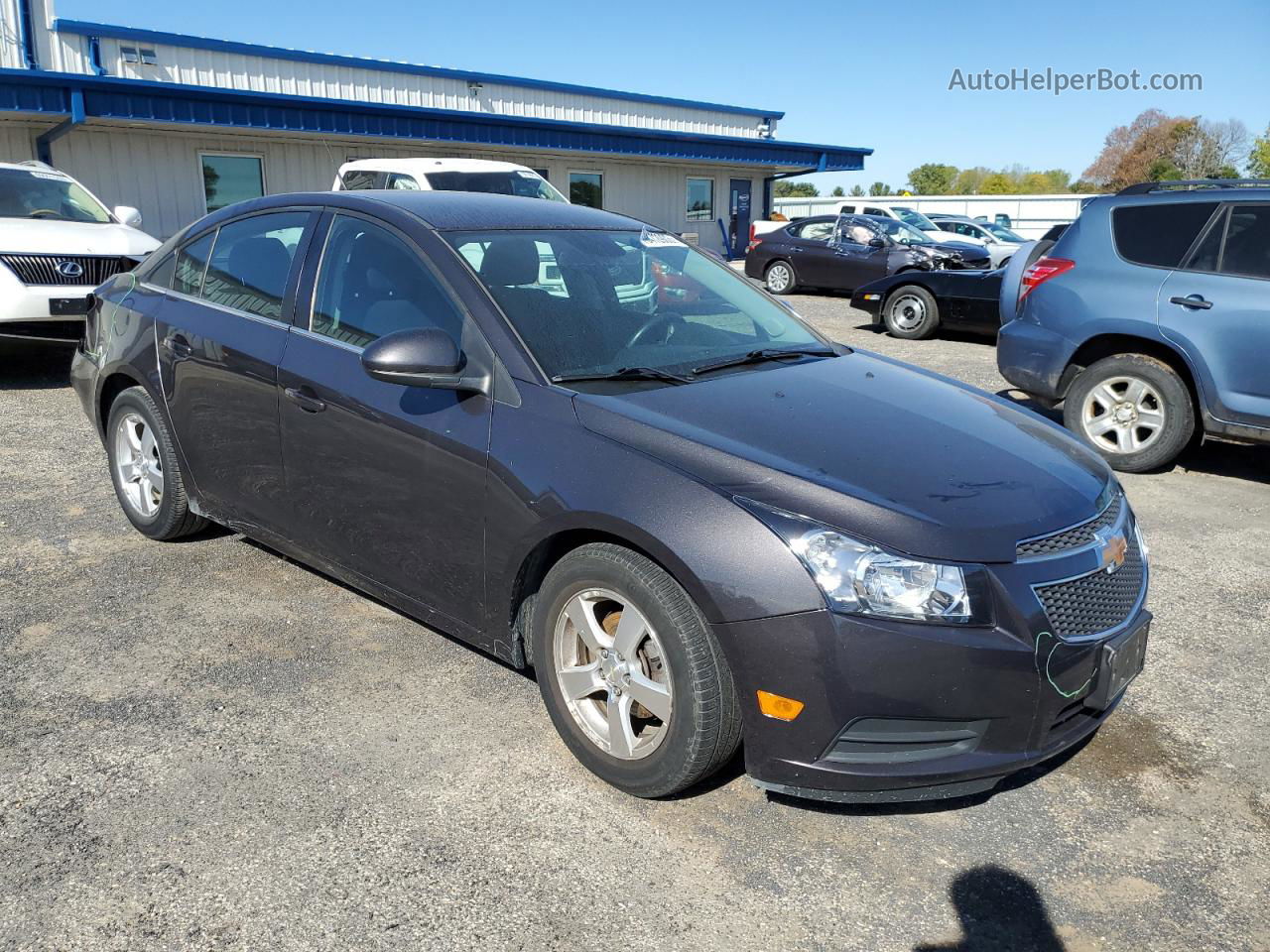 2014 Chevrolet Cruze Lt Gray vin: 1G1PC5SB4E7338462