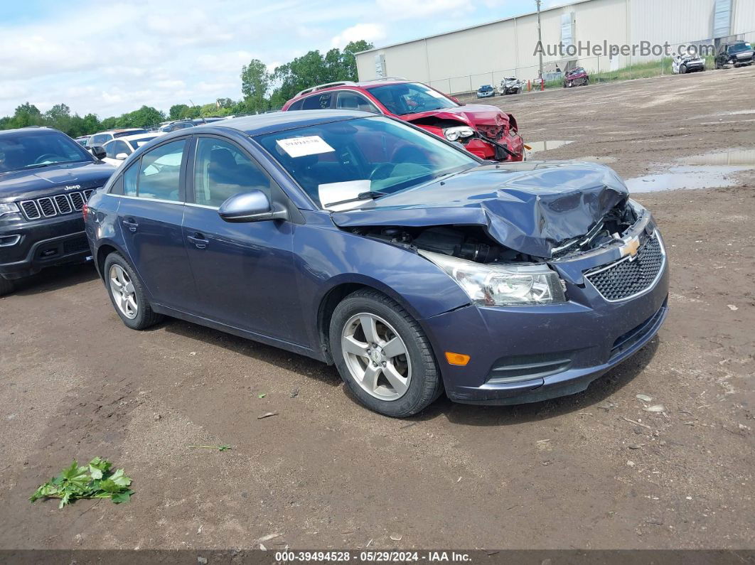 2014 Chevrolet Cruze 1lt Auto Blue vin: 1G1PC5SB4E7415458