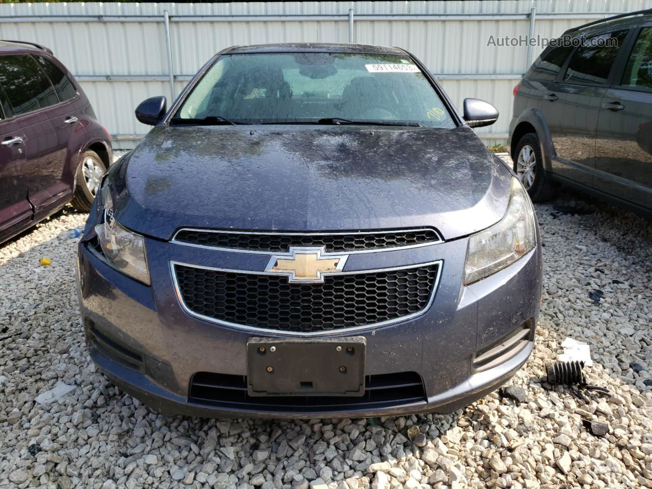 2014 Chevrolet Cruze Lt Blue vin: 1G1PC5SB4E7435807