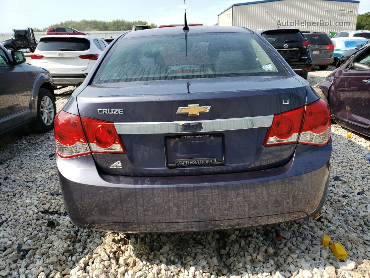 2014 Chevrolet Cruze Lt Blue vin: 1G1PC5SB4E7435807