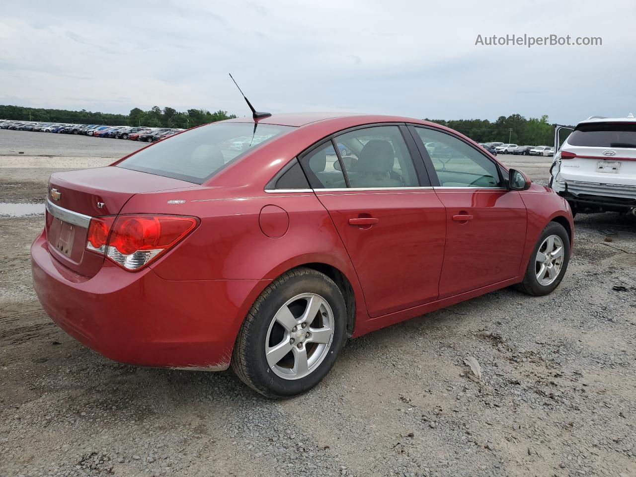 2014 Chevrolet Cruze Lt Burgundy vin: 1G1PC5SB4E7448072