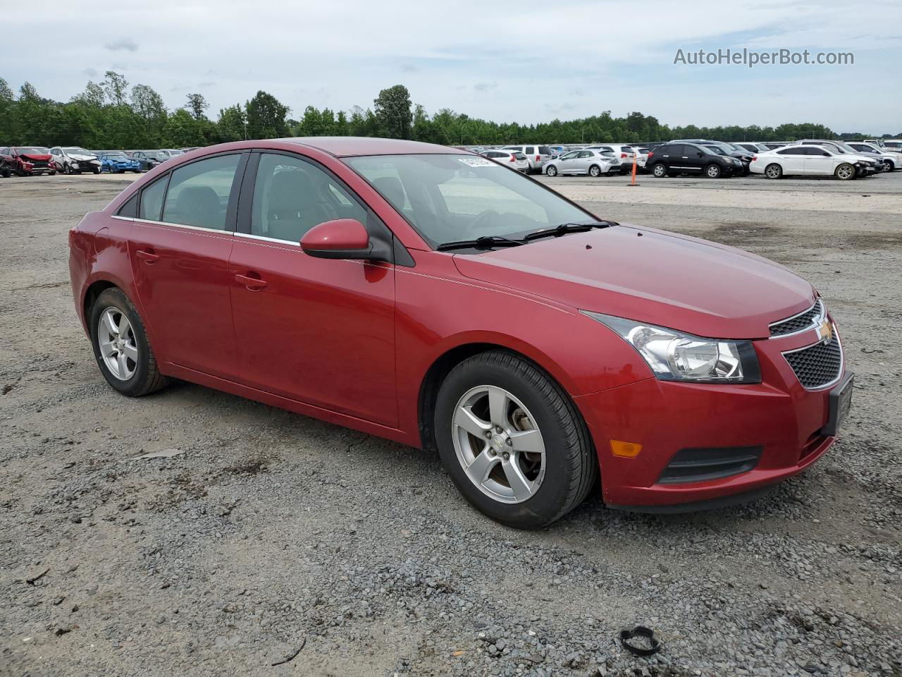 2014 Chevrolet Cruze Lt Burgundy vin: 1G1PC5SB4E7448072