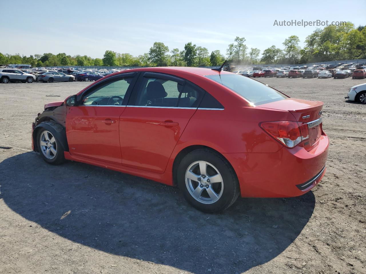 2014 Chevrolet Cruze Lt Red vin: 1G1PC5SB4E7468709