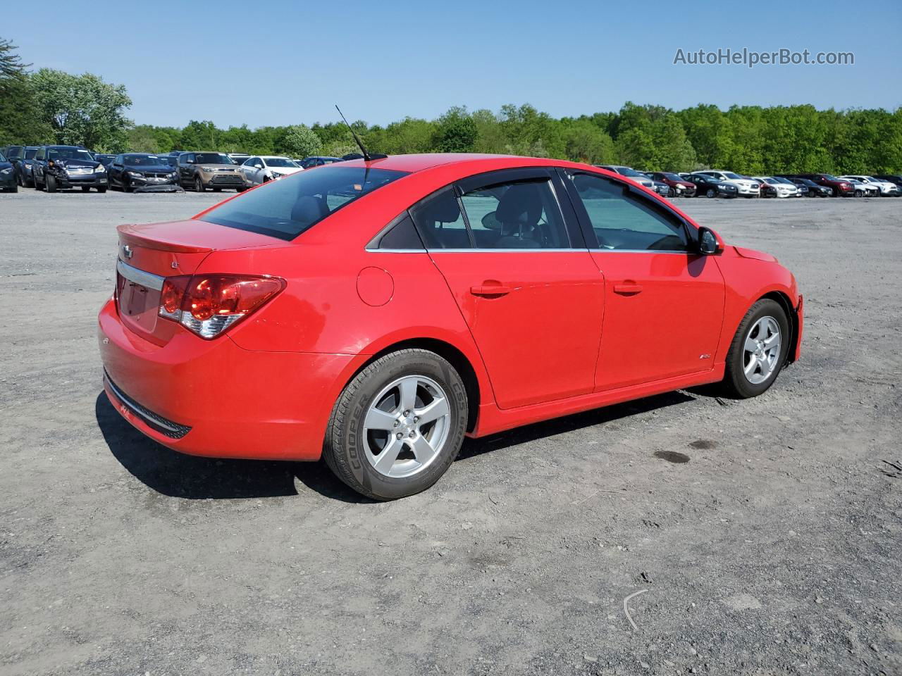 2014 Chevrolet Cruze Lt Red vin: 1G1PC5SB4E7468709