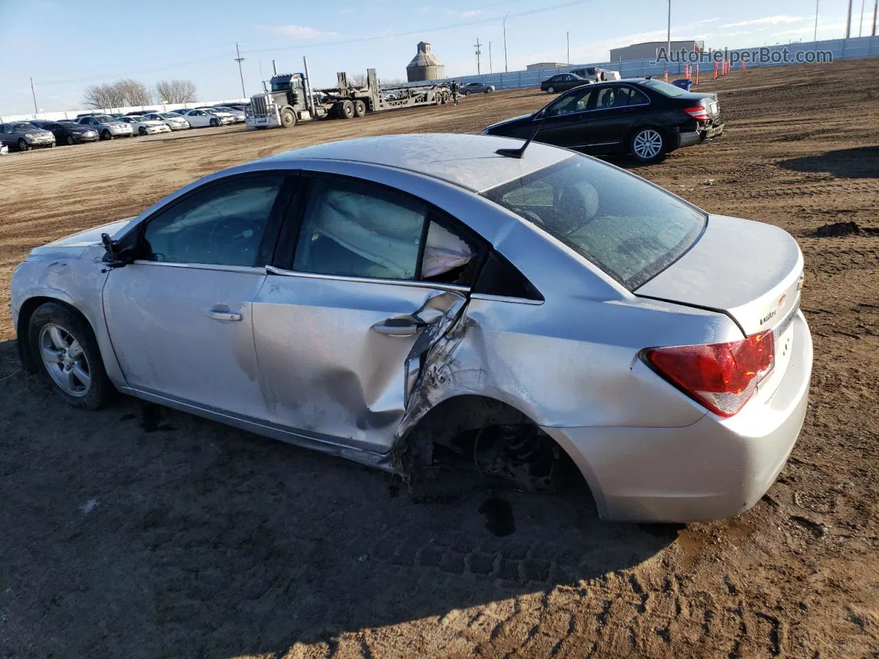 2014 Chevrolet Cruze Lt White vin: 1G1PC5SB4E7484750