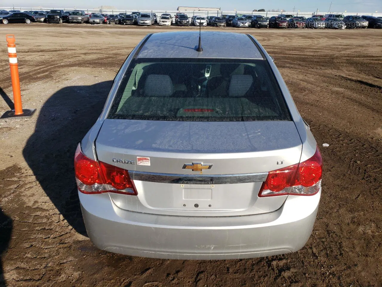 2014 Chevrolet Cruze Lt White vin: 1G1PC5SB4E7484750