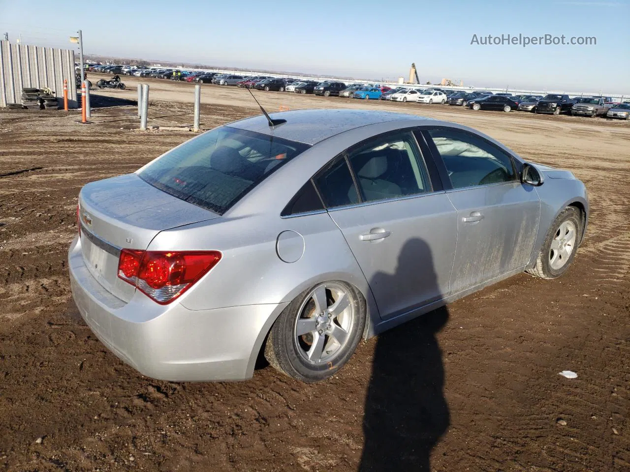 2014 Chevrolet Cruze Lt White vin: 1G1PC5SB4E7484750