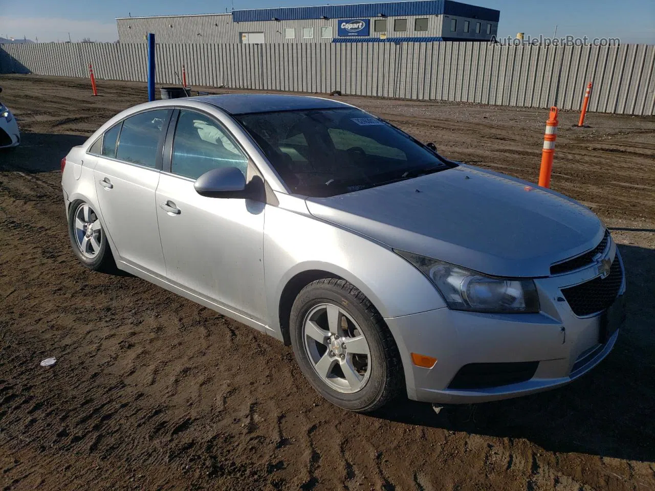 2014 Chevrolet Cruze Lt White vin: 1G1PC5SB4E7484750