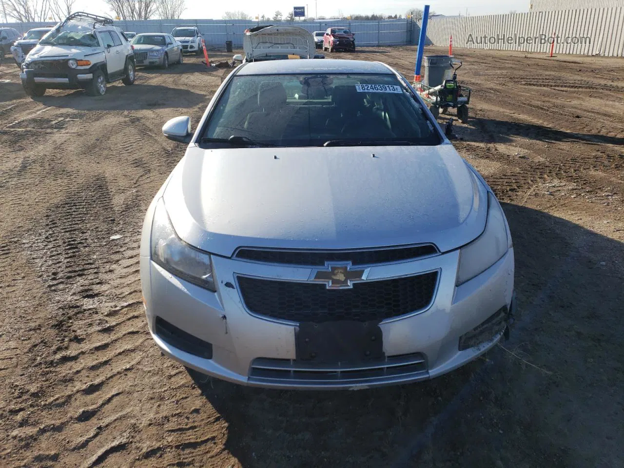 2014 Chevrolet Cruze Lt White vin: 1G1PC5SB4E7484750