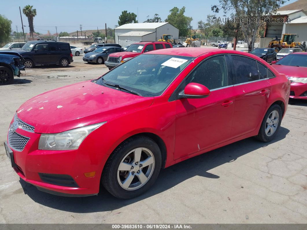 2014 Chevrolet Cruze 1lt Auto Red vin: 1G1PC5SB4E7486420