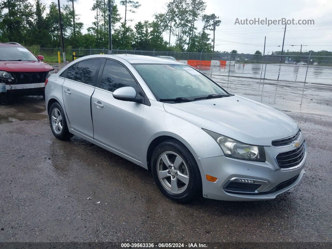 2015 Chevrolet Cruze 1lt Auto Silver vin: 1G1PC5SB4F7107563