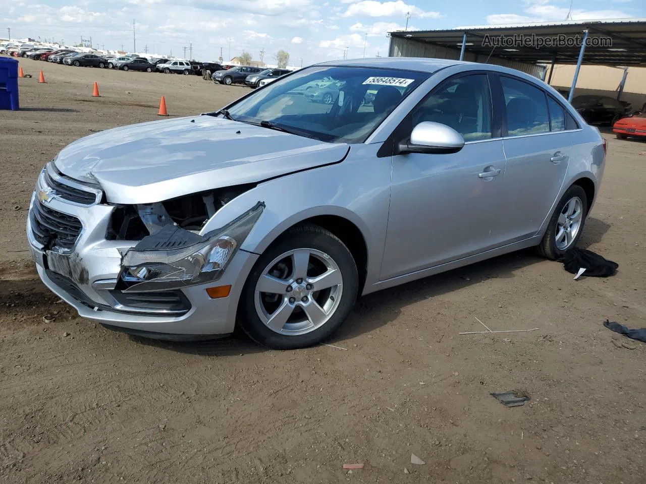 2015 Chevrolet Cruze Lt Silver vin: 1G1PC5SB4F7128560