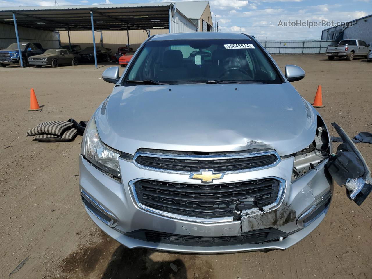 2015 Chevrolet Cruze Lt Silver vin: 1G1PC5SB4F7128560