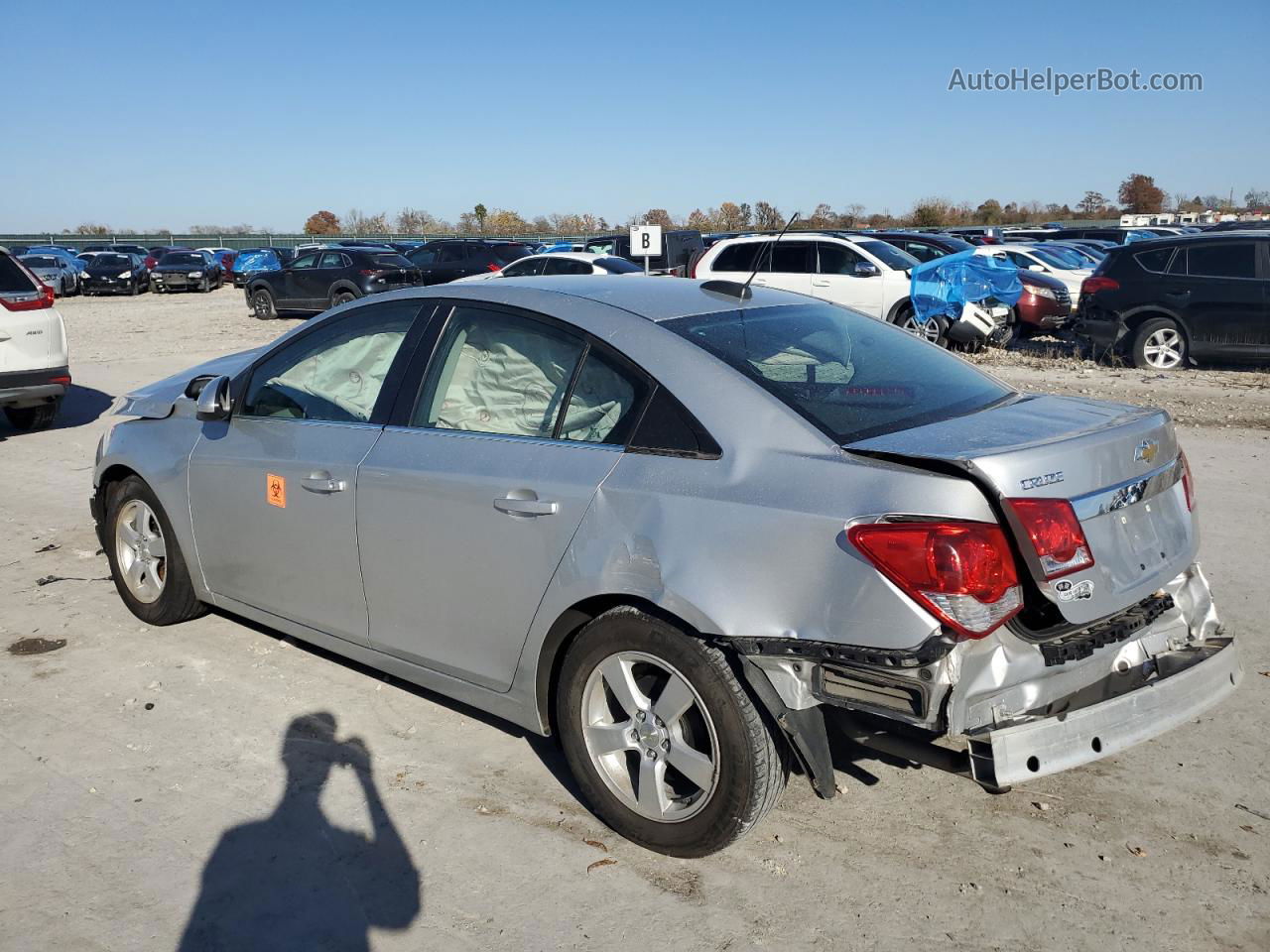 2015 Chevrolet Cruze Lt Серебряный vin: 1G1PC5SB4F7154947