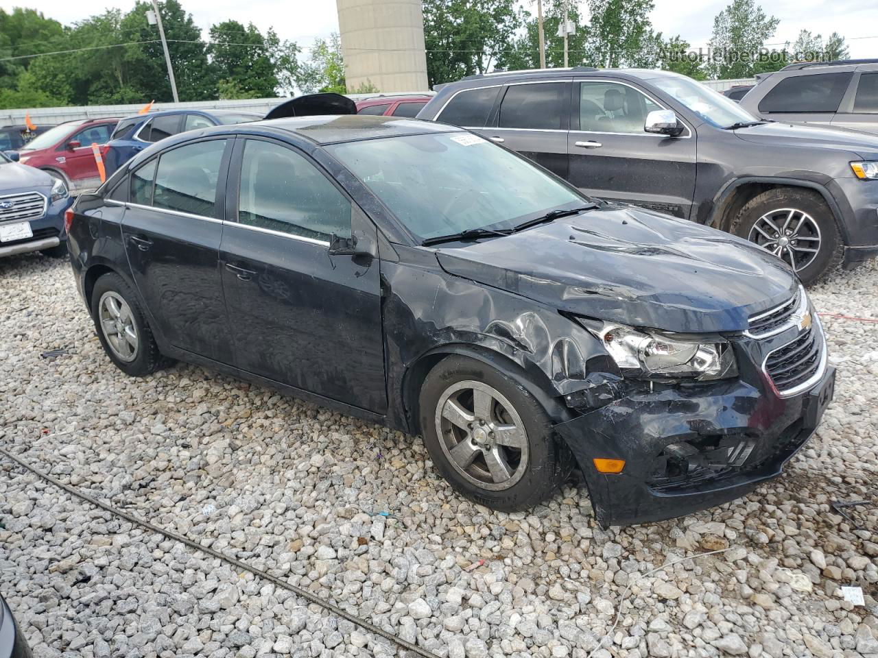 2015 Chevrolet Cruze Lt Black vin: 1G1PC5SB4F7162546