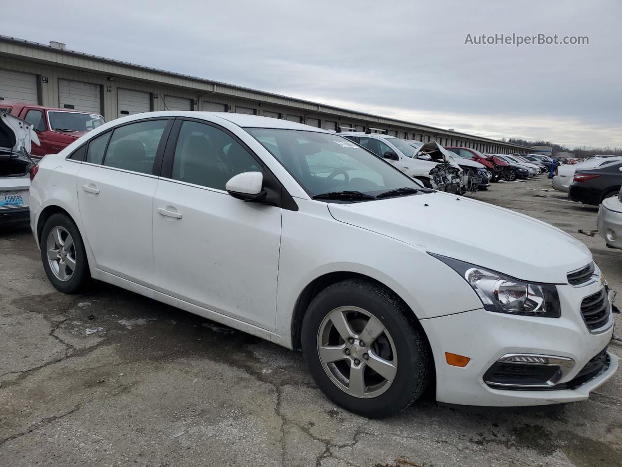 2015 Chevrolet Cruze Lt White vin: 1G1PC5SB4F7168590