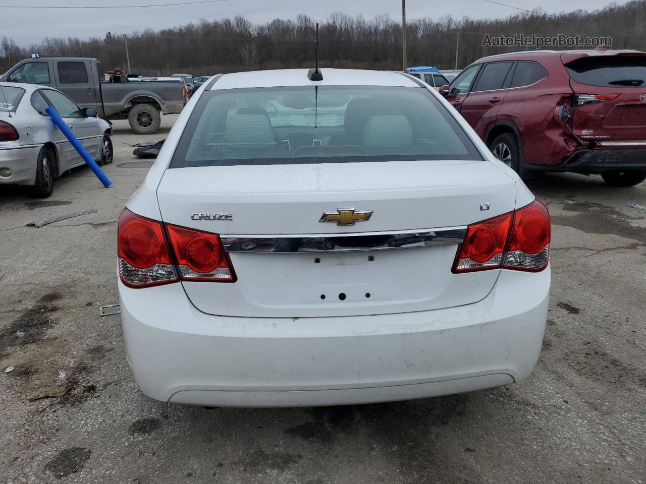 2015 Chevrolet Cruze Lt White vin: 1G1PC5SB4F7168590