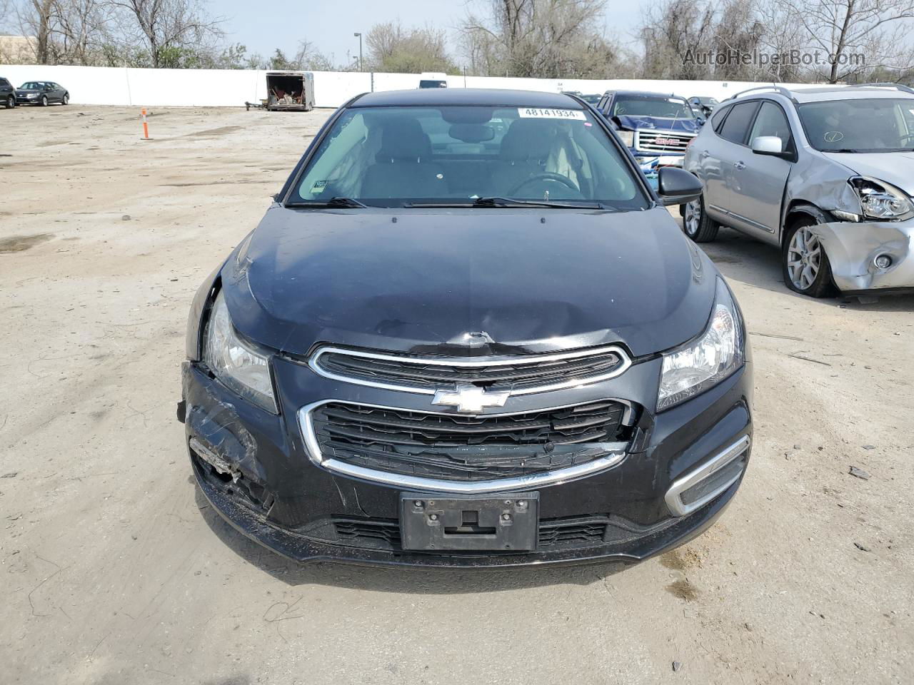 2015 Chevrolet Cruze Lt Black vin: 1G1PC5SB4F7184840