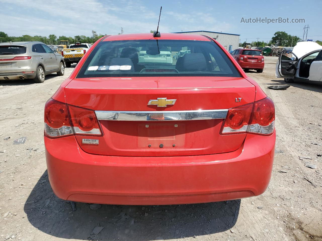 2015 Chevrolet Cruze Lt Red vin: 1G1PC5SB4F7198897