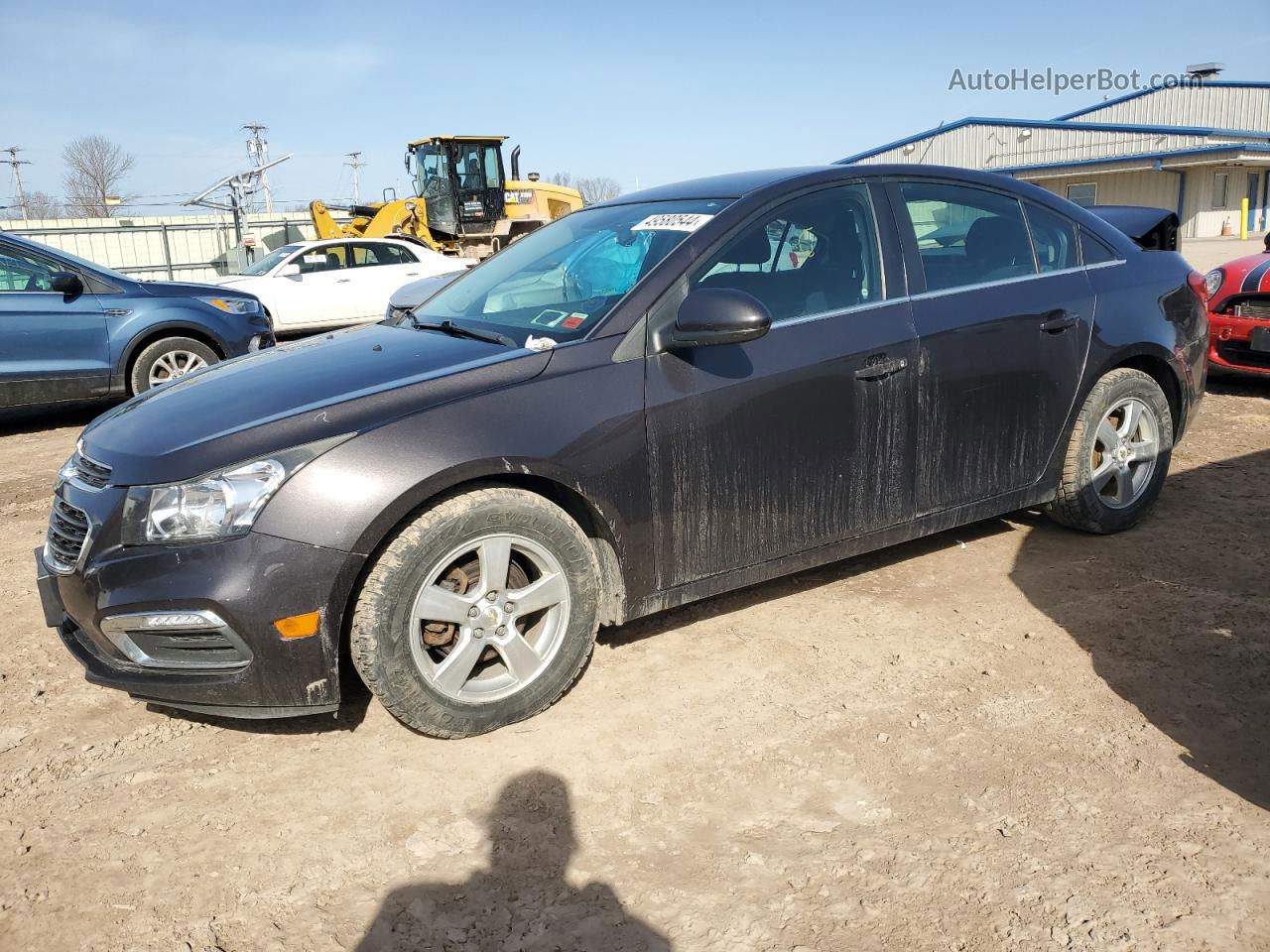 2015 Chevrolet Cruze Lt Черный vin: 1G1PC5SB4F7226889