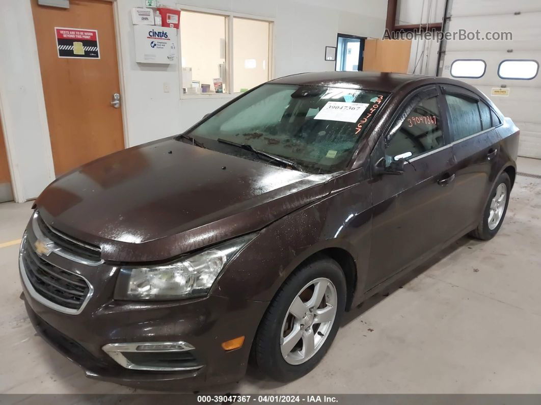 2015 Chevrolet Cruze 1lt Auto Brown vin: 1G1PC5SB4F7273646