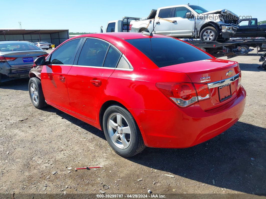 2015 Chevrolet Cruze 1lt Auto Red vin: 1G1PC5SB4F7287191