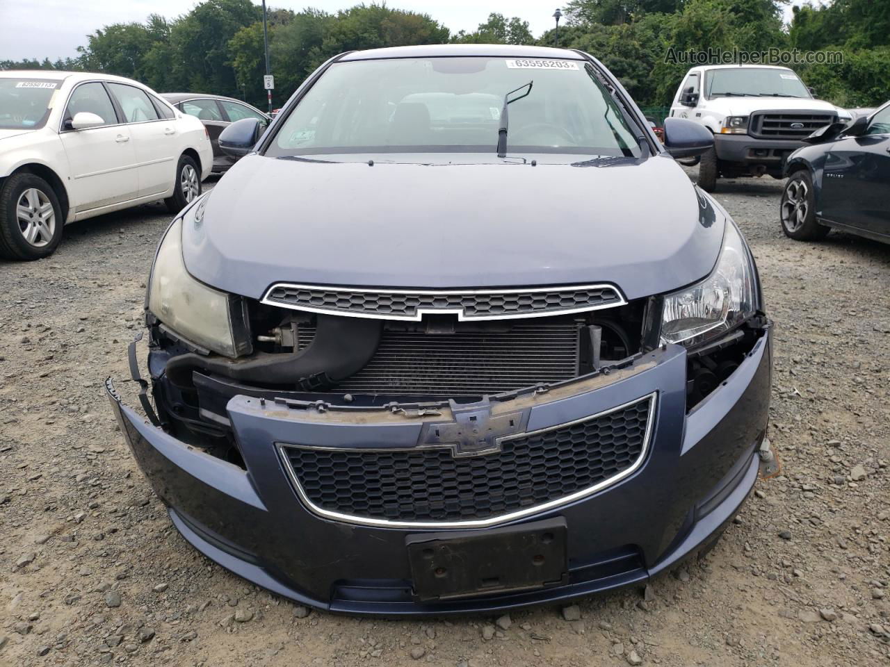 2013 Chevrolet Cruze Lt Blue vin: 1G1PC5SB5D7171575