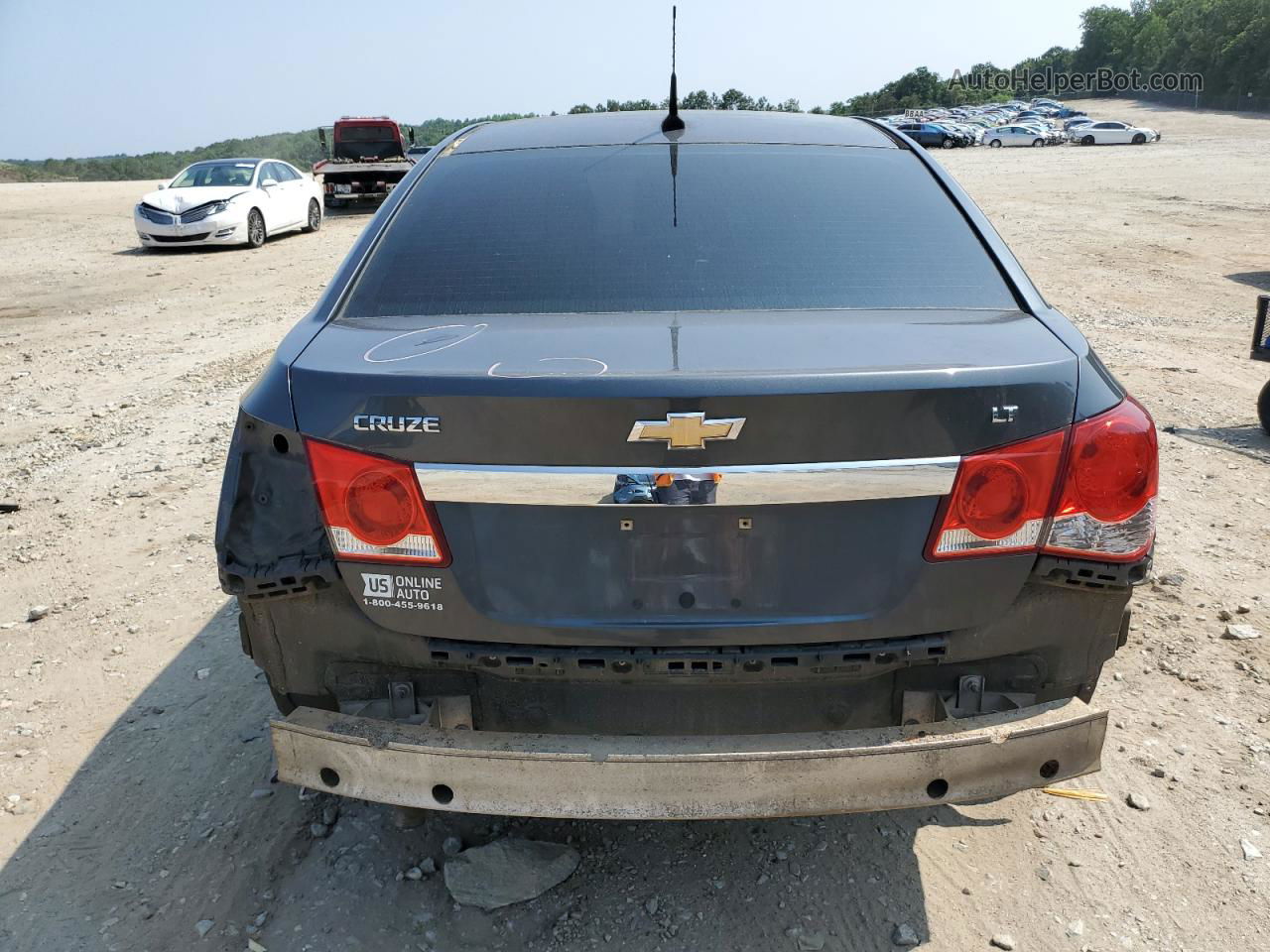 2013 Chevrolet Cruze Lt Blue vin: 1G1PC5SB5D7180521