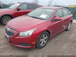 2013 Chevrolet Cruze 1lt Auto Red vin: 1G1PC5SB5D7184908