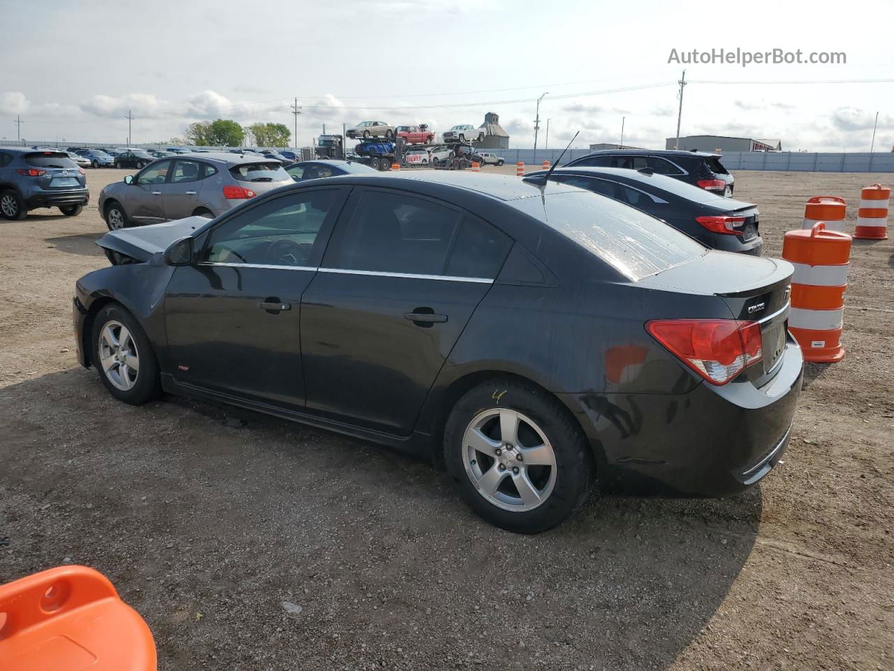 2013 Chevrolet Cruze Lt Black vin: 1G1PC5SB5D7230592