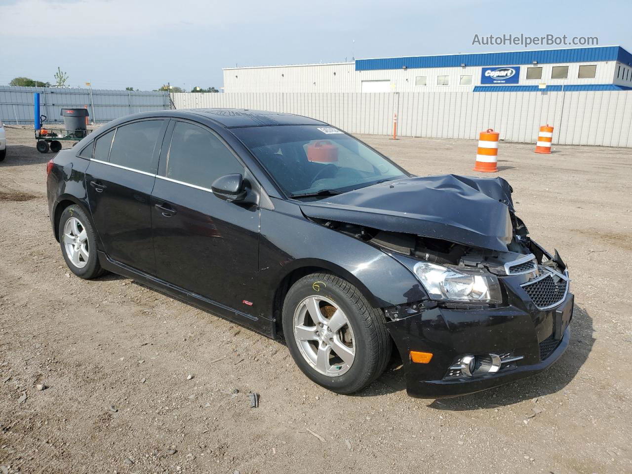 2013 Chevrolet Cruze Lt Black vin: 1G1PC5SB5D7230592