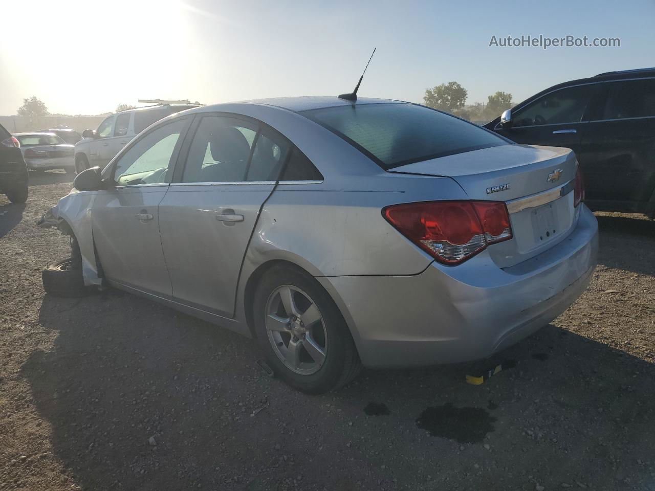 2013 Chevrolet Cruze Lt Silver vin: 1G1PC5SB5D7301922