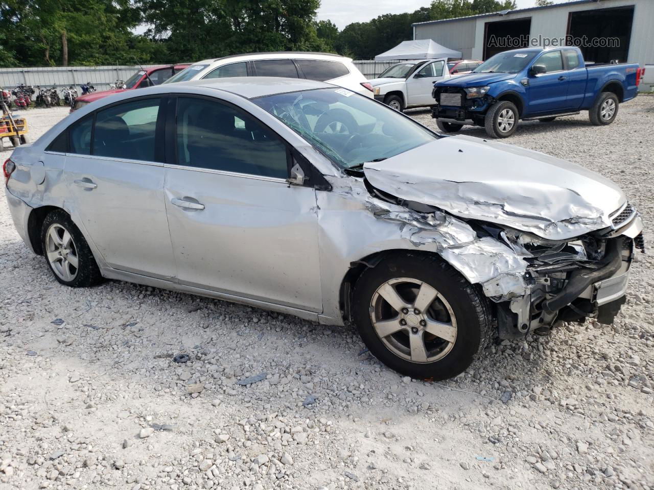 2014 Chevrolet Cruze Lt Silver vin: 1G1PC5SB5E7116755