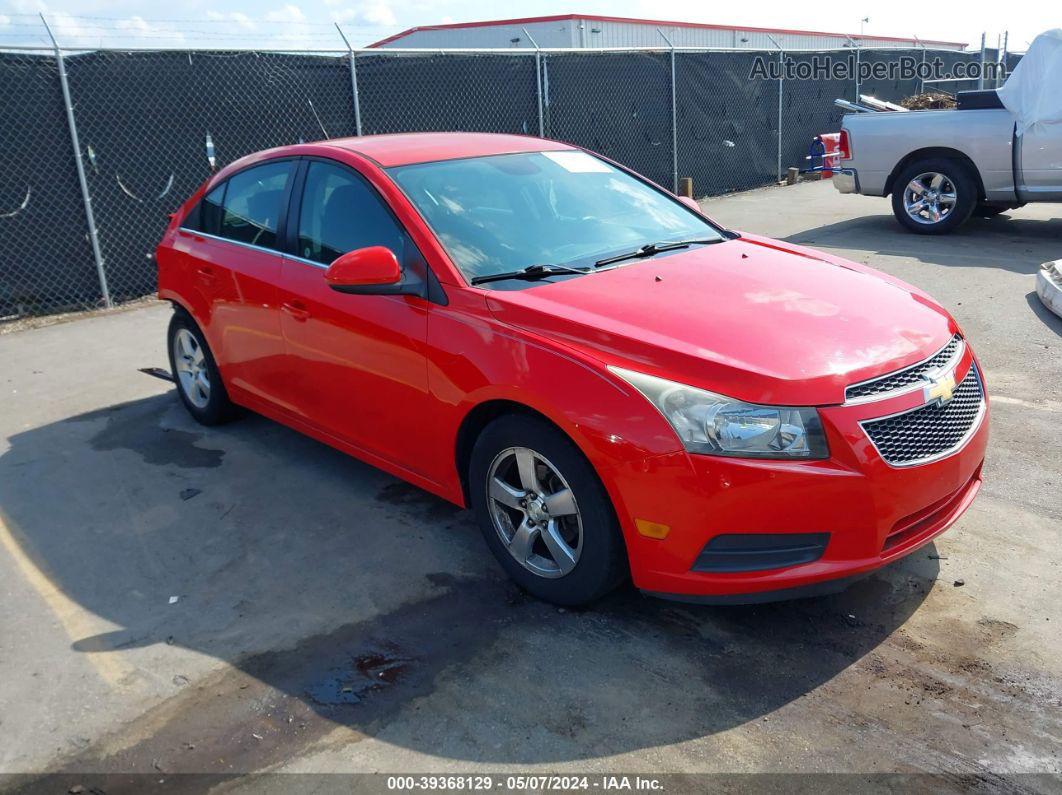 2014 Chevrolet Cruze 1lt Auto Red vin: 1G1PC5SB5E7165566