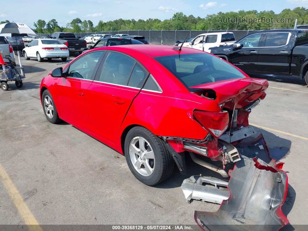 2014 Chevrolet Cruze 1lt Auto Red vin: 1G1PC5SB5E7165566