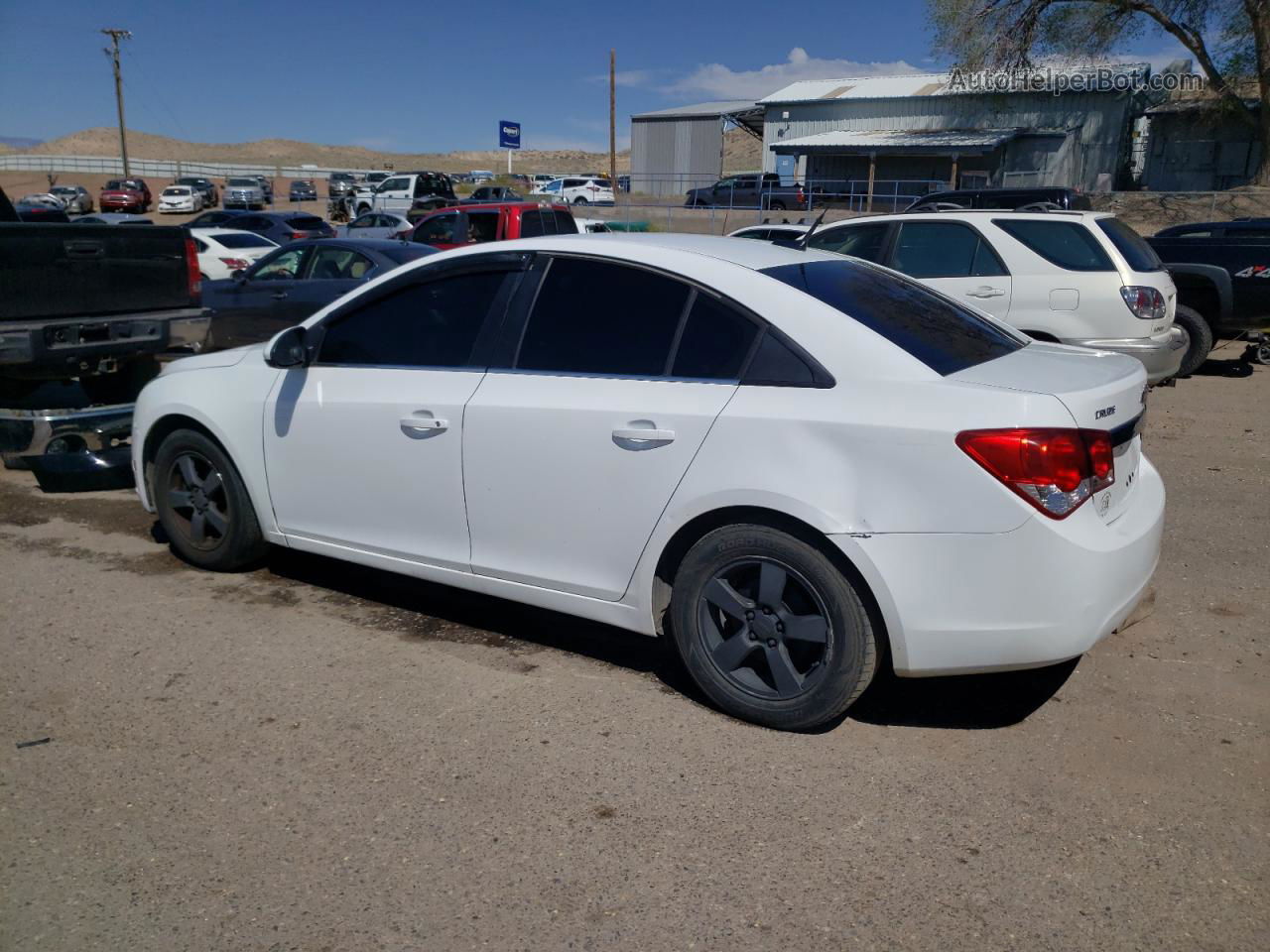 2014 Chevrolet Cruze Lt White vin: 1G1PC5SB5E7228293