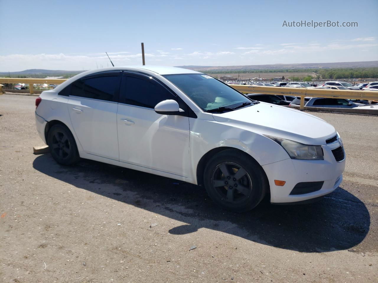 2014 Chevrolet Cruze Lt White vin: 1G1PC5SB5E7228293