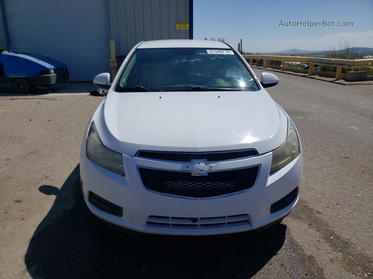 2014 Chevrolet Cruze Lt White vin: 1G1PC5SB5E7228293