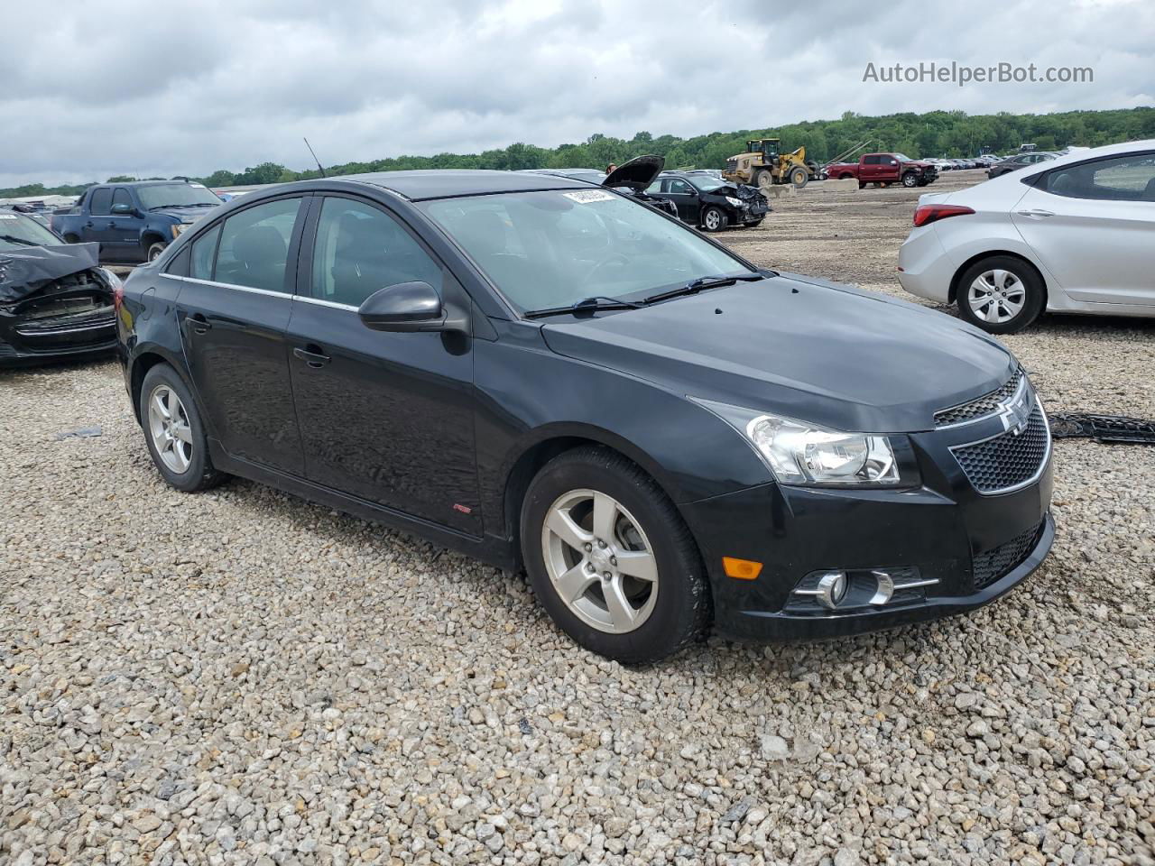 2014 Chevrolet Cruze Lt Black vin: 1G1PC5SB5E7259897