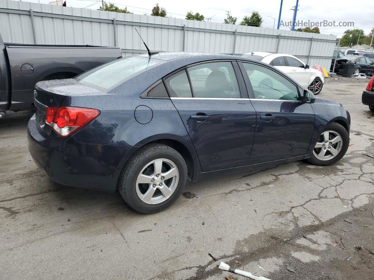 2014 Chevrolet Cruze Lt Blue vin: 1G1PC5SB5E7270673