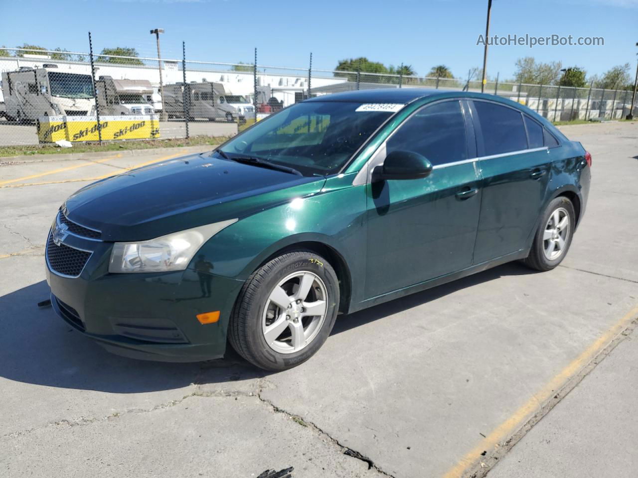 2014 Chevrolet Cruze Lt Green vin: 1G1PC5SB5E7274111