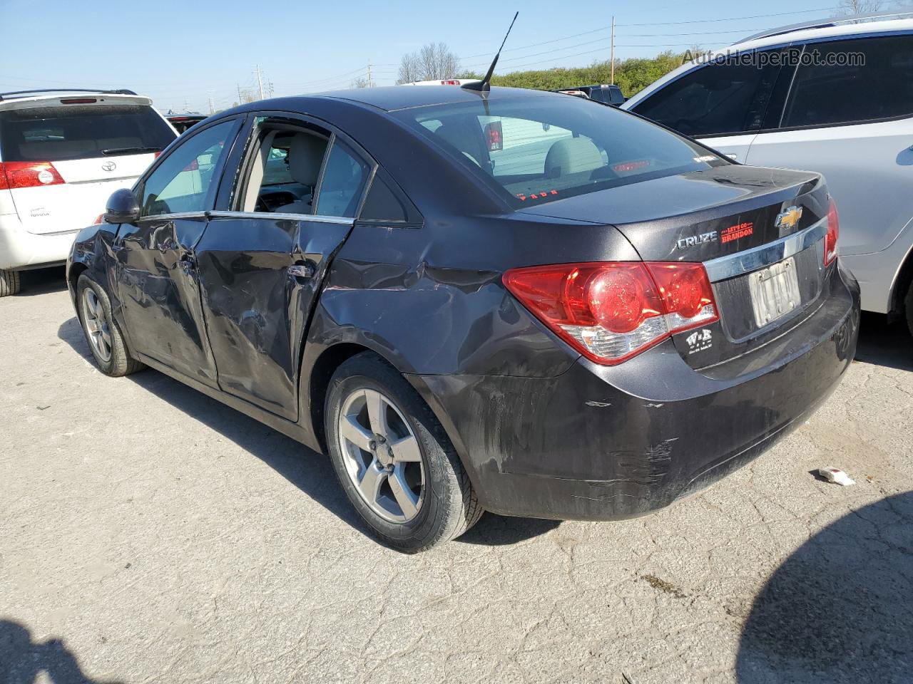 2014 Chevrolet Cruze Lt Gray vin: 1G1PC5SB5E7282998