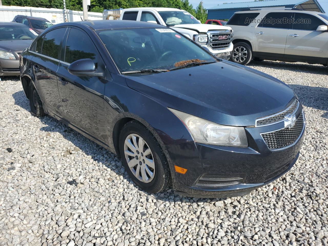 2014 Chevrolet Cruze Lt Blue vin: 1G1PC5SB5E7350605