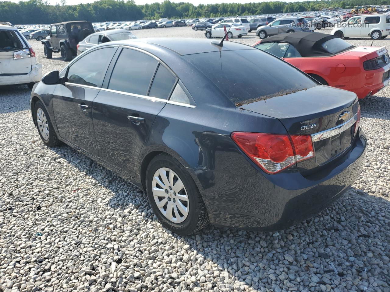 2014 Chevrolet Cruze Lt Blue vin: 1G1PC5SB5E7350605