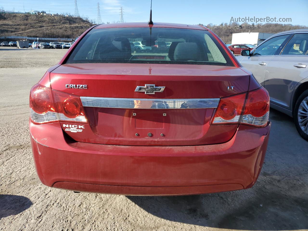 2014 Chevrolet Cruze Lt Red vin: 1G1PC5SB5E7398766