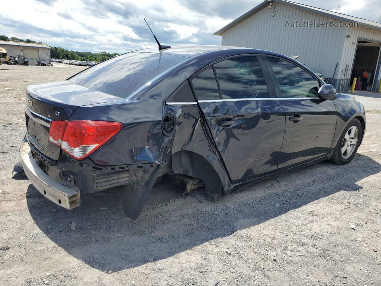 2014 Chevrolet Cruze Lt Blue vin: 1G1PC5SB5E7402945