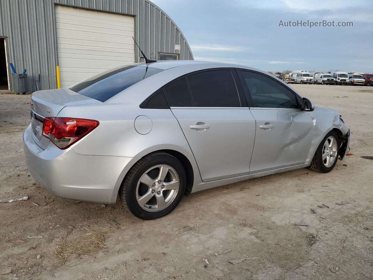 2014 Chevrolet Cruze Lt Silver vin: 1G1PC5SB5E7407286